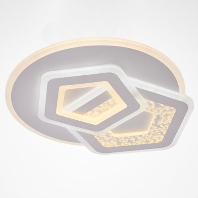 Светильник с ПДУ 60627/1 LED 180Вт белый 50х50х6 см Светильник с ПДУ 60627/1 LED 180Вт белый 50х50х6 см