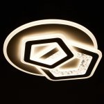 Светильник с ПДУ 60627/1 LED 180Вт белый 50х50х6 см