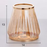 Люстра 86501/6 E27 40Вт черный-золото 63х63х40 см