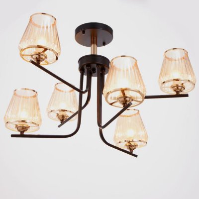 Люстра 86501/6 E27 40Вт черный-золото 63х63х40 см Люстра 86501/6 E27 40Вт черный-золото 63х63х40 см