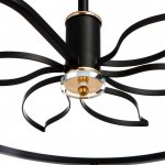 Люстра 86502/5 E27 40Вт черный-золото 70,5х70,5х39 см