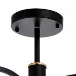 Люстра 86502/5 E27 40Вт черный-золото 70,5х70,5х39 см