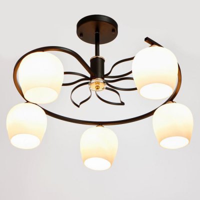 Люстра 86502/5 E27 40Вт черный-золото 70,5х70,5х39 см