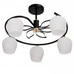 Люстра 86502/5 E27 40Вт черный-золото 70,5х70,5х39 см