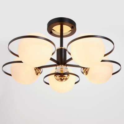 Люстра 86503/5 E27 40Вт черный-золото 64х64х30 см