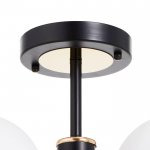 Люстра 86503/5 E27 40Вт черный-золото 64х64х30 см