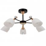 Люстра 86505/5 E27 40Вт черный-золото 70х70х53 см