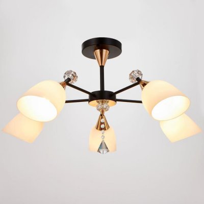 Люстра 86505/5 E27 40Вт черный-золото 70х70х53 см