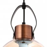 Светильник 88505/1 E27 40Вт красная медь-черный 19х20х31-131 см