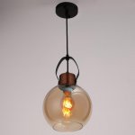 Светильник 88505/1 E27 40Вт красная медь-черный 19х20х31-131 см