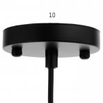 Светильник 88505/1 E27 40Вт красная медь-черный 19х20х31-131 см