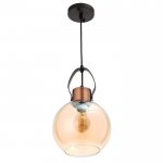 Светильник 88505/1 E27 40Вт красная медь-черный 19х20х31-131 см