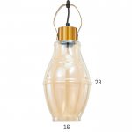 Светильник 88506/1 E27 40Вт золотая медь 16х16х41-141 см