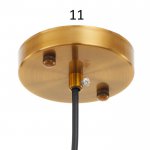 Светильник 88507/1 E27 40Вт золотая медь 22х22х32-132 см