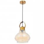 Светильник 88507/1 E27 40Вт золотая медь 22х22х32-132 см