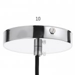 Светильник 88512/1 E27 40Вт хром 15х15х34-134 см