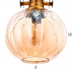 Светильник 88516/1 E27 40Вт бронза 20х20х33-133 см