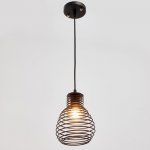 Светильник 34520/1 E27 40Вт черный 14х14х28-128 см