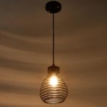 Светильник 34520/1 E27 40Вт черный 14х14х28-128 см