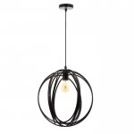 Светильник 34521/1 E27 40Вт черный 36х36х36-136 см