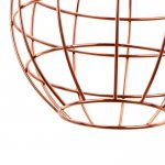 Светильник 34522/1 E27 40Вт черный-розовое золото 19х19х36-136 см