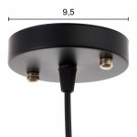 Светильник 34523/1 E27 40Вт черный-розовое золото 25х25х27-127 см