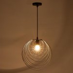 Светильник 34527/1 E27 40Вт черный 35х14х35-135 см