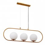 Светильник 34528/3 E27 40Вт золото 80х15х25-125 см