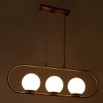 Светильник 34528/3 E27 40Вт золото 80х15х25-125 см