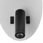 Бра 85106/2 LED 5+3Вт 4000К USB  белый-черный 13х15х20 см