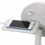 Бра с левой полочкой 85104/2 LED 5+3Вт 4000К USB  белый 26х11х18 см