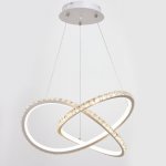 Люстра 59911/1 LED 104Вт 4000К белый 54х54х12-92 см