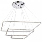 Люстра 59913/3 LED 114Вт 4000К серебро 71х71х2-82 см