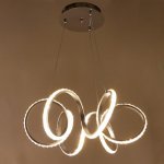 Люстра 59915/1 LED 72Вт 4000К серебро 71х71х20-102 см