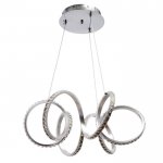 Люстра 59915/1 LED 72Вт 4000К серебро 71х71х20-102 см