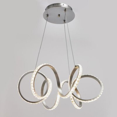 Люстра 59915/1 LED 72Вт 4000К серебро 71х71х20-102 см