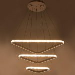 Люстра с ПДУ 59917/3 LED 180Вт 3000-6000К белый 66х66х2,5-102 см