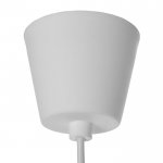 Светильник "Треугольник" 1*40Вт  Е14 белый 28х6х24-67 см