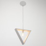 Светильник "Треугольник" 1*40Вт  Е14 белый 28х6х24-67 см