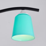 Плафон универсальный "Цилиндр"  Е14/Е27 лазурный 11х11х12см