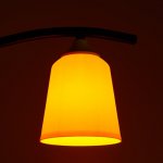 Плафон универсальный "Цилиндр"  Е14/Е27 желтый 11х11х12см