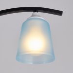 Плафон универсальный "Цилиндр"  Е14/Е27 синий 11х11х12см