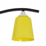 Плафон универсальный "Цилиндр"  Е14/Е27 лимонный 11х11х12см