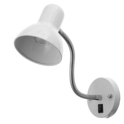 Спот 87906/1 E27 40Вт белый 11,5х36х13 см Спот 87906/1 E27 40Вт белый 11,5х36х13 см