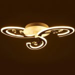 Люстра с ПДУ 71159/3 LED 108Вт диммер 3000-6000К белый 52х52х10 см