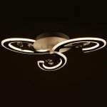 Люстра с ПДУ 71159/3 LED 108Вт диммер 3000-6000К белый 52х52х10 см