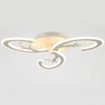 Люстра с ПДУ 71159/3 LED 108Вт диммер 3000-6000К белый 52х52х10 см