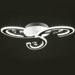 Люстра с ПДУ 71159/3 LED 108Вт диммер 3000-6000К белый 52х52х10 см