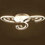 Люстра с ПДУ 71159/3 LED 108Вт диммер 3000-6000К белый 52х52х10 см