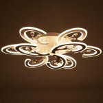 Люстра с ПДУ 71161/9 LED 324Вт диммер 3000-6000К белый 80х80х16 см